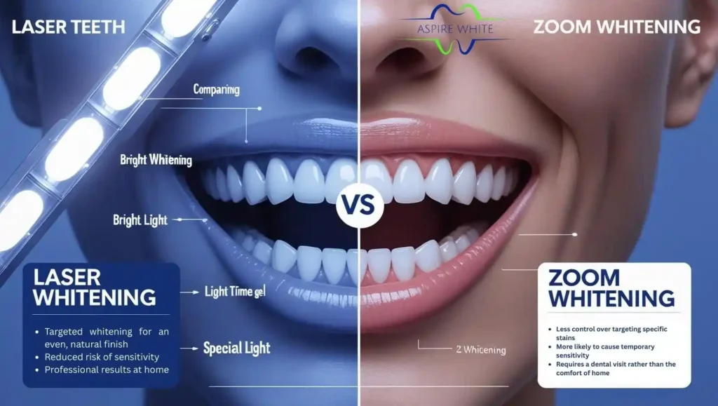 Laser Teeth Whitening vs. Zoom Whitening Wellingborough