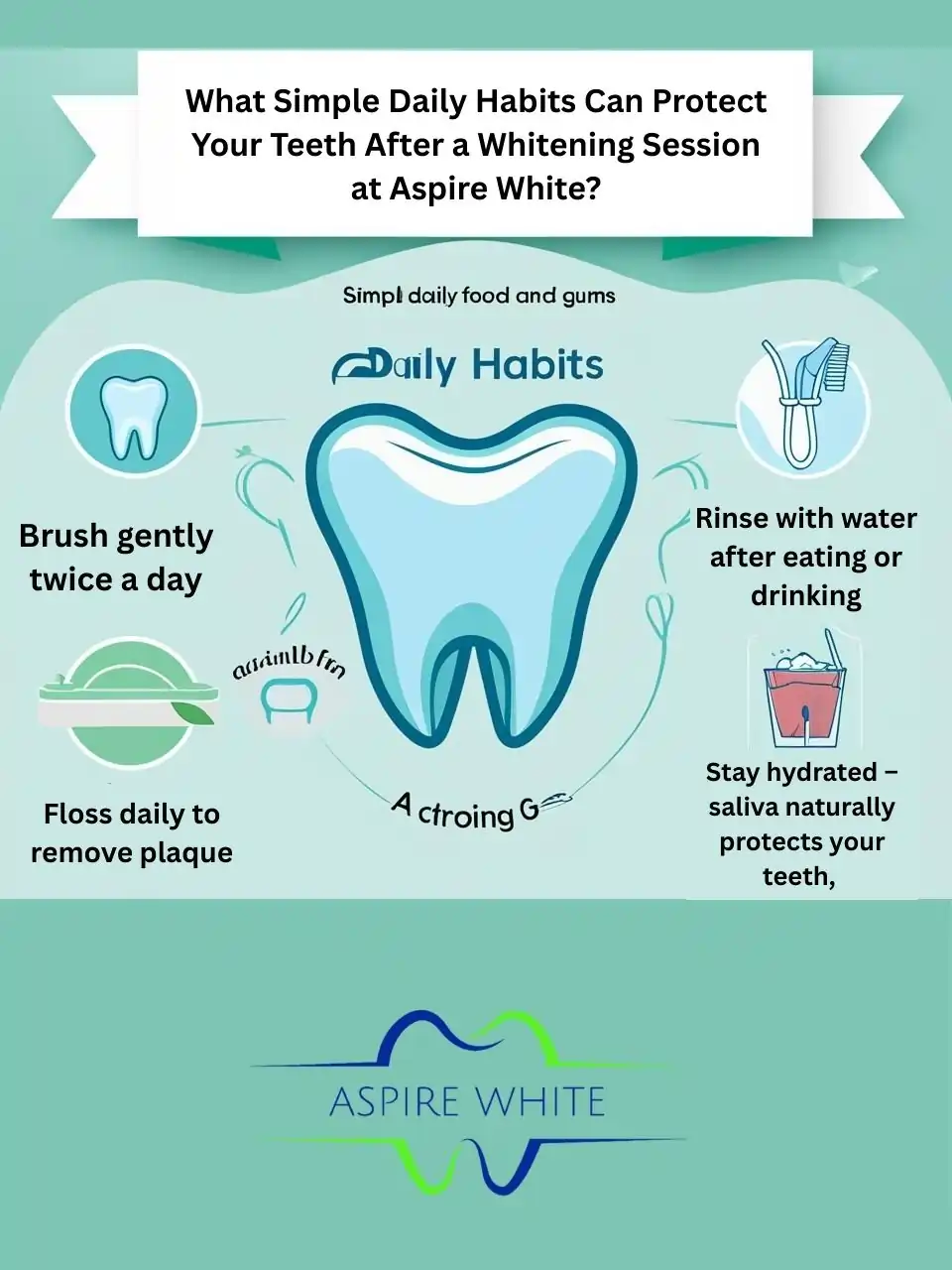 What Simple Daily Habits Can Protect Your Teeth After a Whitening Session at Aspire White Wellingborough